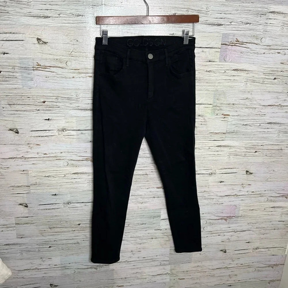 Goldsign black skinny  jeans jeggings stretch size 29 - Picture 1 of 10